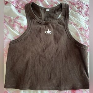 ALO Yoga Brown Tank Top